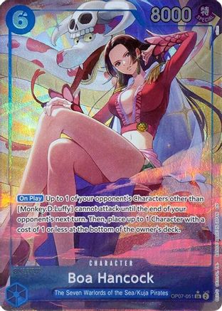 (OP07-051) Boa Hancock (Seven Warlords of the Sea Binder Set) (Alternate Art) - One Piece Promotion Cards Foil