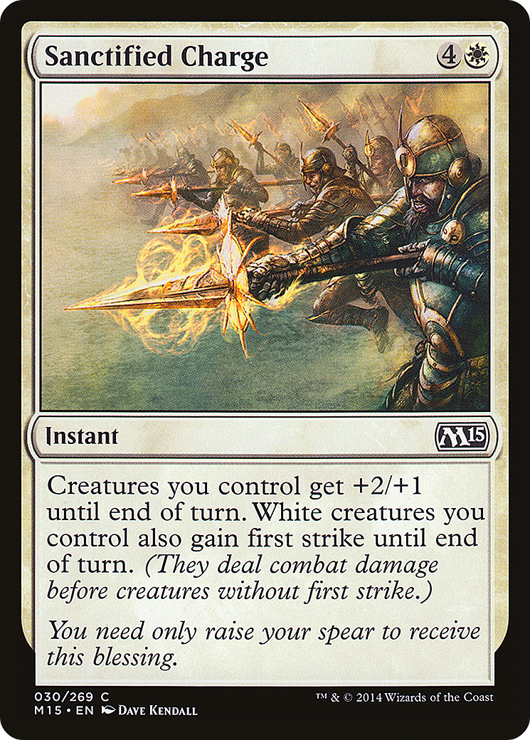 Sanctified Charge (M15-030) - Magic 2015