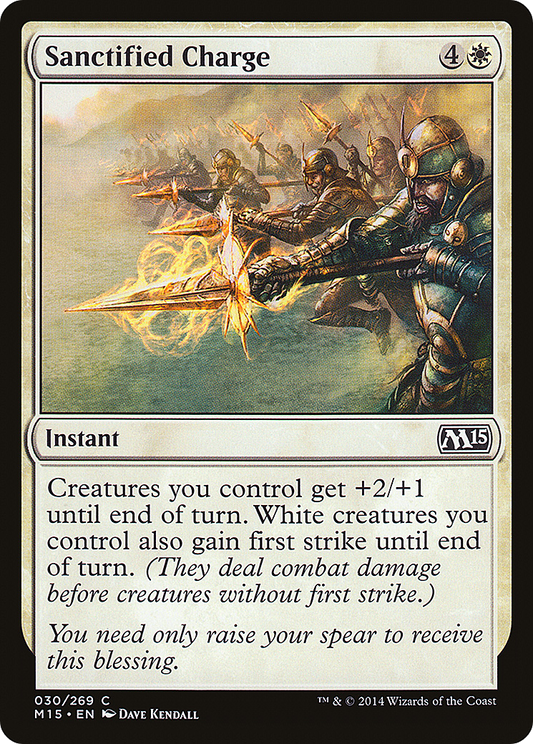 Sanctified Charge (M15-030) - Magic 2015