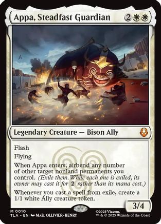 Appa, Steadfast Guardian  (TLA-010) - Avatar: The Last Airbender