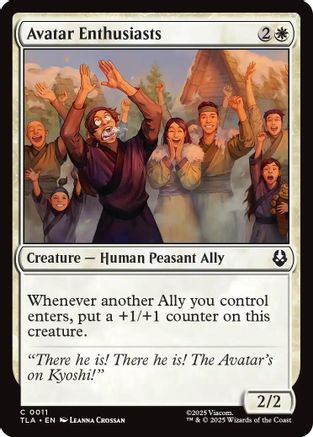 Avatar Enthusiasts  (TLA-011) - Avatar: The Last Airbender