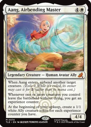 Aang, Airbending Master  (TLE-074) - Avatar: The Last Airbender: Eternal-Legal