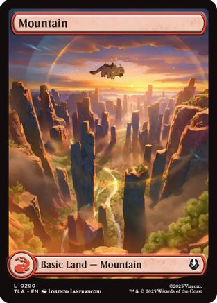 Mountain (290)  (TLA-290) - Avatar: The Last Airbender Foil
