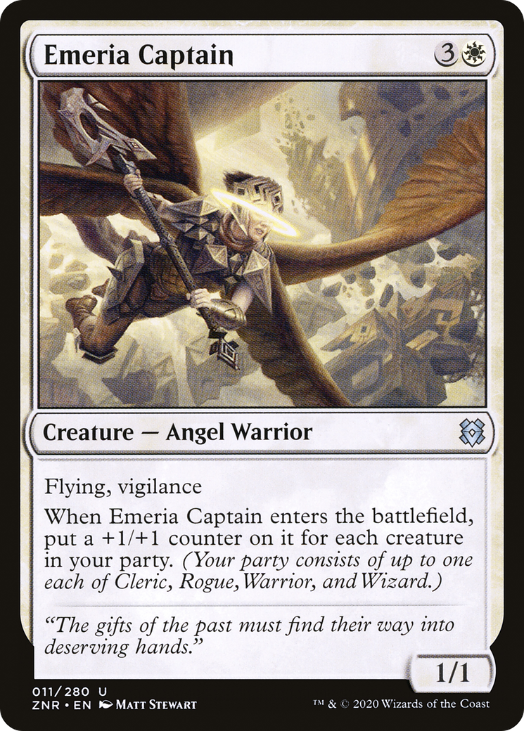 Emeria Captain (ZNR-011) - Zendikar Rising