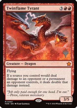 Twinflame Tyrant  (PPEOE-097) - Promo Pack: Edge of Eternities
