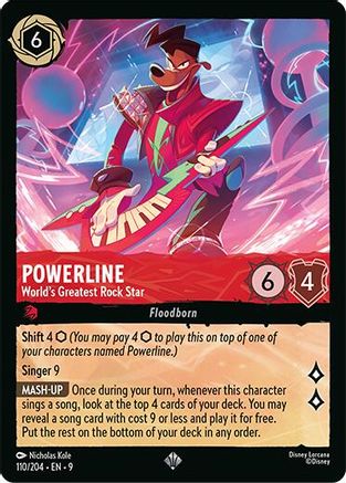 (110/204)  Powerline - World's Greatest Rock Star - Fabled  Normal