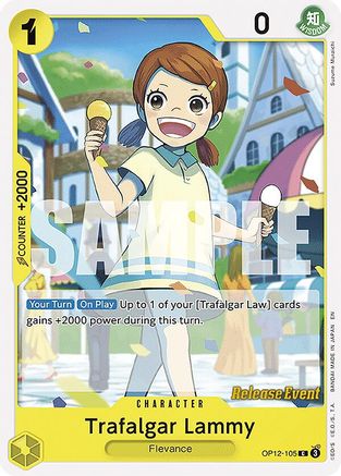 (OP12-105) Trafalgar Lammy - Legacy of the Master Release Event Cards Normal