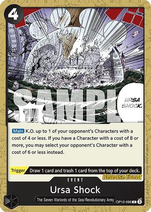 (OP12-096) Ursa Shock - Legacy of the Master Release Event Cards Normal