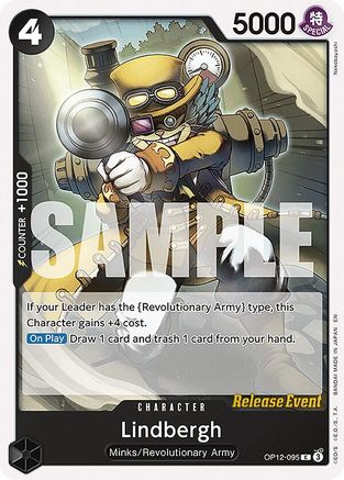 (OP12-095) Lindbergh - Legacy of the Master Release Event Cards Normal