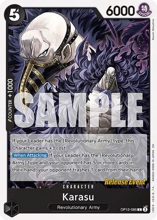 (OP12-085) Karasu - Legacy of the Master Release Event Cards Normal