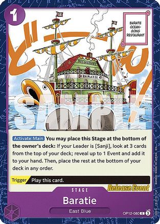 (OP12-080) Baratie - Legacy of the Master Release Event Cards Normal