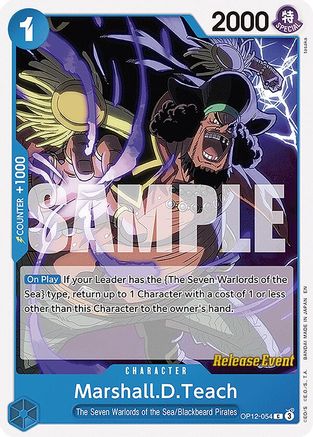 (OP12-054) Marshall.D.Teach - Legacy of the Master Release Event Cards Normal