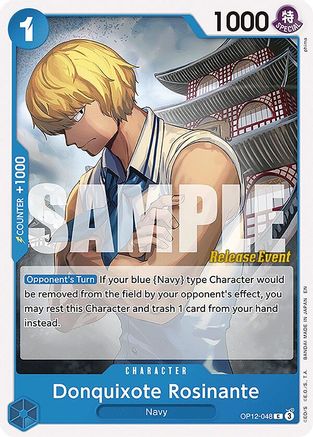 (OP12-048) Donquixote Rosinante (048) - Legacy of the Master Release Event Cards Normal