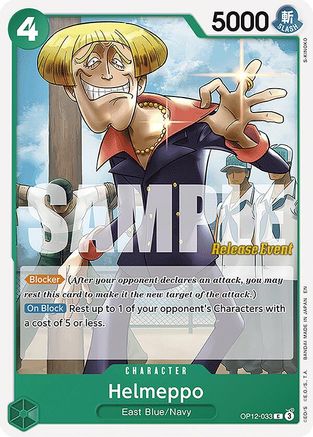 (OP12-033) Helmeppo - Legacy of the Master Release Event Cards Normal
