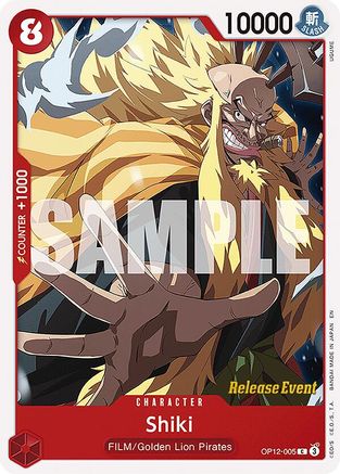 (OP12-005) Shiki - Legacy of the Master Release Event Cards Normal