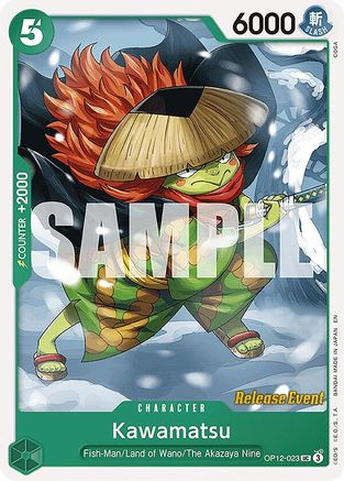 (OP12-023) Kawamatsu - Legacy of the Master Release Event Cards Normal