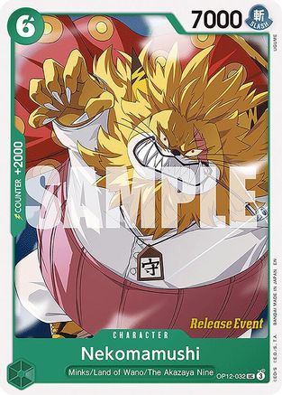 (OP12-032) Nekomamushi - Legacy of the Master Release Event Cards Normal