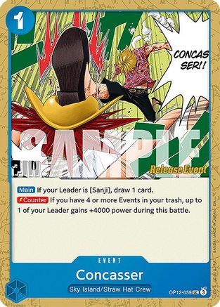 (OP12-059) Concasser - Legacy of the Master Release Event Cards Normal