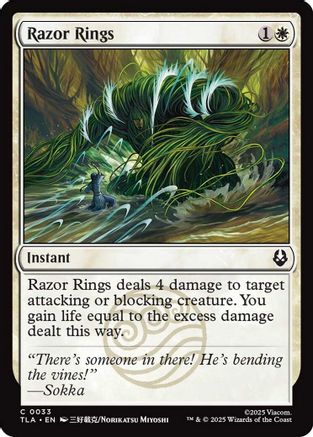 Razor Rings  (TLA-033) - Avatar: The Last Airbender Foil