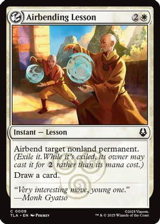 Airbender Lesson  (TLA-008) - Avatar: The Last Airbender Foil