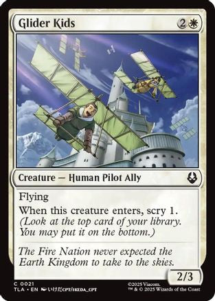 Glided Kids  (TLA-021) - Avatar: The Last Airbender Foil