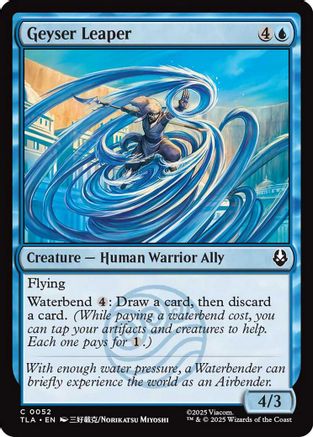 Geyser Leaper  (TLA-052) - Avatar: The Last Airbender Foil