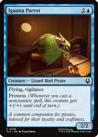Iguana Parrot  (TLA-056) - Avatar: The Last Airbender Foil
