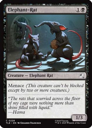 Elephant-Rat  (TLE-228) - Avatar: The Last Airbender: Eternal-Legal Foil