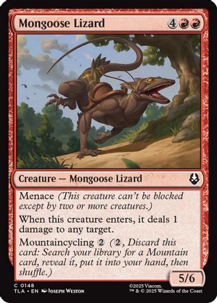 Mongoose Lizard  (TLA-148) - Avatar: The Last Airbender Foil