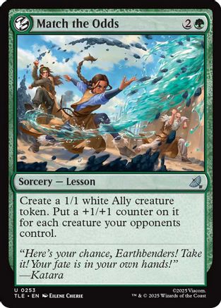 Match the Odds  (TLE-253) - Avatar: The Last Airbender: Eternal-Legal