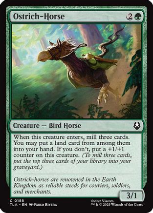 Ostrich-Horse  (TLA-188) - Avatar: The Last Airbender Foil