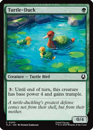 Turtle-Duck  (TLA-200) - Avatar: The Last Airbender Foil