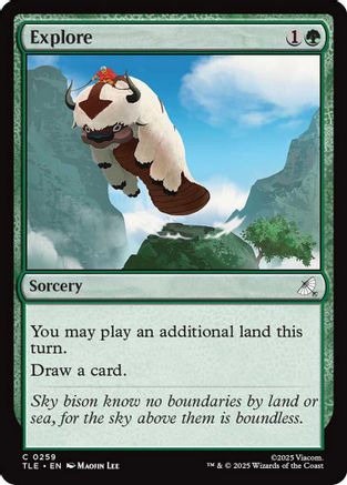 Explore  (TLE-259) - Avatar: The Last Airbender: Eternal-Legal Foil