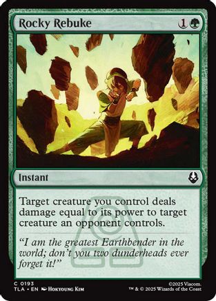 Rocky Rebuke  (TLA-193) - Avatar: The Last Airbender