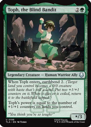 Toph, the Blind Bandit  (TLA-198) - Avatar: The Last Airbender