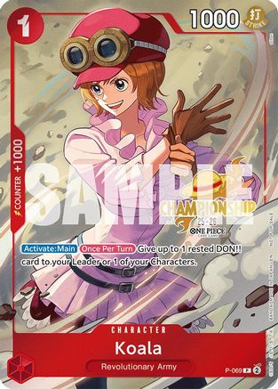 (P-069) Koala (CS 25-26 Event Pack) - One Piece Promotion Cards Foil