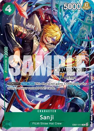 (EB01-014) Sanji (CS 25-26 Celebration Pack) - One Piece Promotion Cards Foil