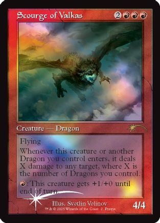 Scourge of Valkas (Retro Frame)  (SLD-002) - Secret Lair Drop Series Foil