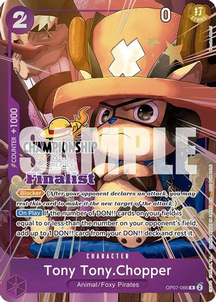 (OP07-066) Tony Tony.Chopper (CS 25-26 Finalist Card Set 1) - One Piece Promotion Cards Foil