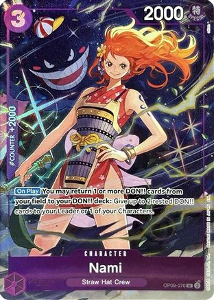 (OP09-070) Nami (Premium Card Collection -Best Selection Vol. 4-) - One Piece Promotion Cards Foil