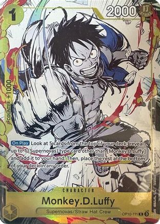 (OP10-111) Monkey.D.Luffy (Premium Card Collection -6 assort vol.1-) - One Piece Promotion Cards Foil