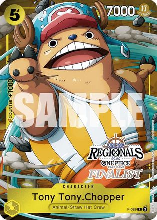 (P-089) Tony Tony.Chopper (Online Regional Finalist Card Set 2025 Vol.2) - One Piece Promotion Cards Foil