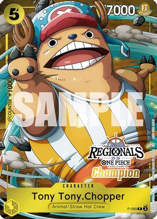 (P-089) Tony Tony.Chopper (Online Regional Champion Card Set 2025 Vol.2) - One Piece Promotion Cards Foil