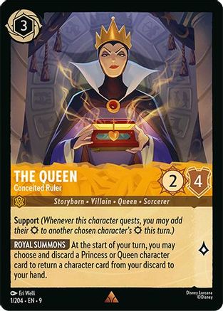 (001/204)  The Queen - Conceited Ruler - Fabled  Normal