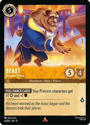 (004/204)  Beast - Gracious Prince - Fabled  Cold Foil
