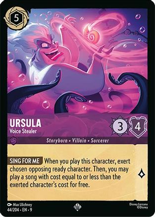 (044/204)  Ursula - Voice Stealer - Fabled  Cold Foil
