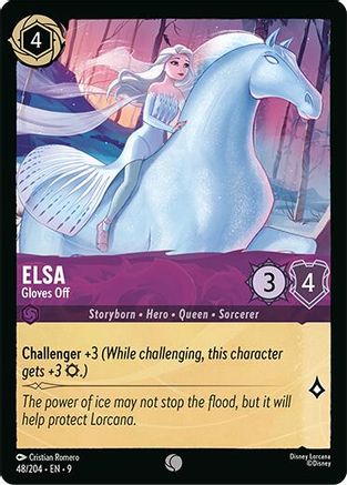 (048/204)  Elsa - Gloves Off - Fabled  Normal