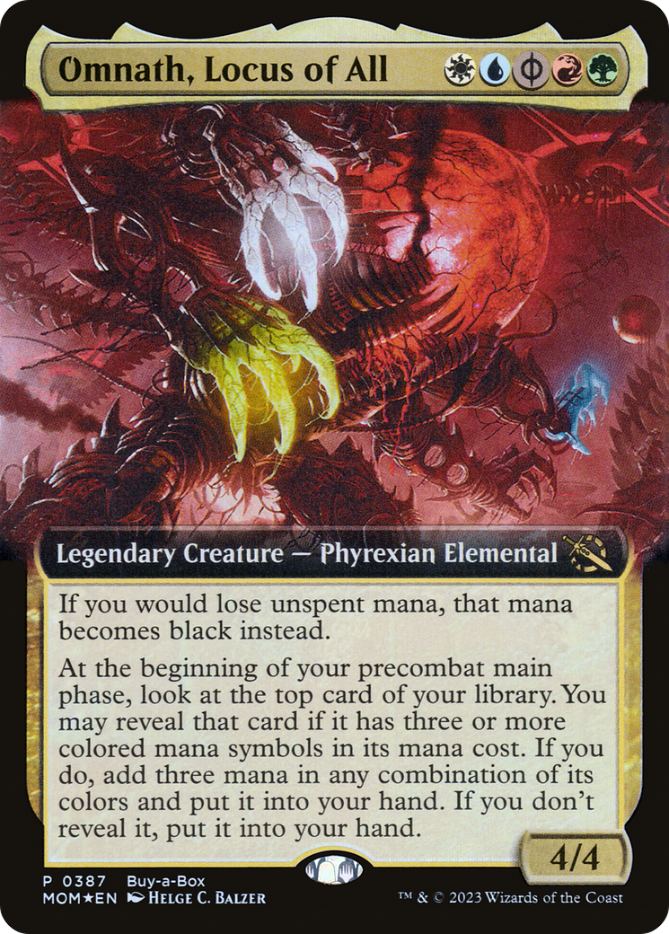 Omnath, Locus of All (MOM-387) - March of the Machine: (Extended Art) Foil