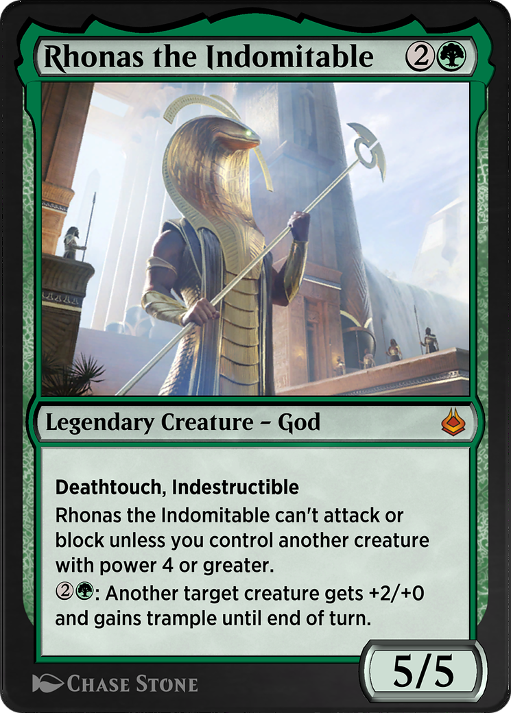 Rhonas the Indomitable (AKR-213) - Amonkhet Remastered