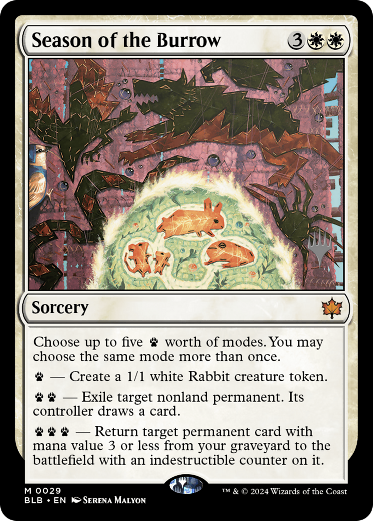 Season of the Burrow (PPBLB-029) - Bloomburrow Promos (Promo Pack)